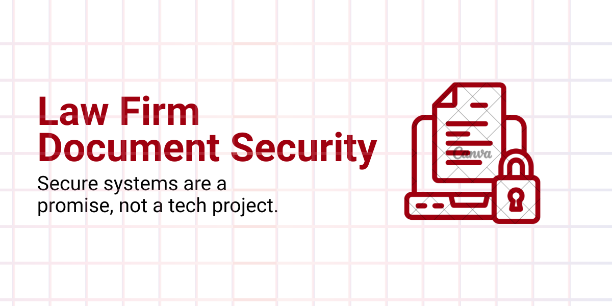law firm secure documents