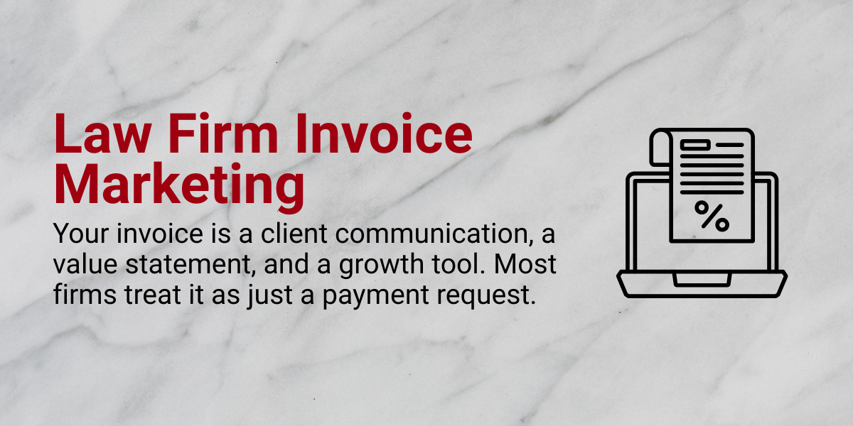 law firm invoice marketing